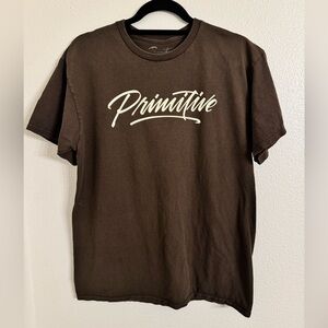Primitive Signature Brown Short Sleeve Tee